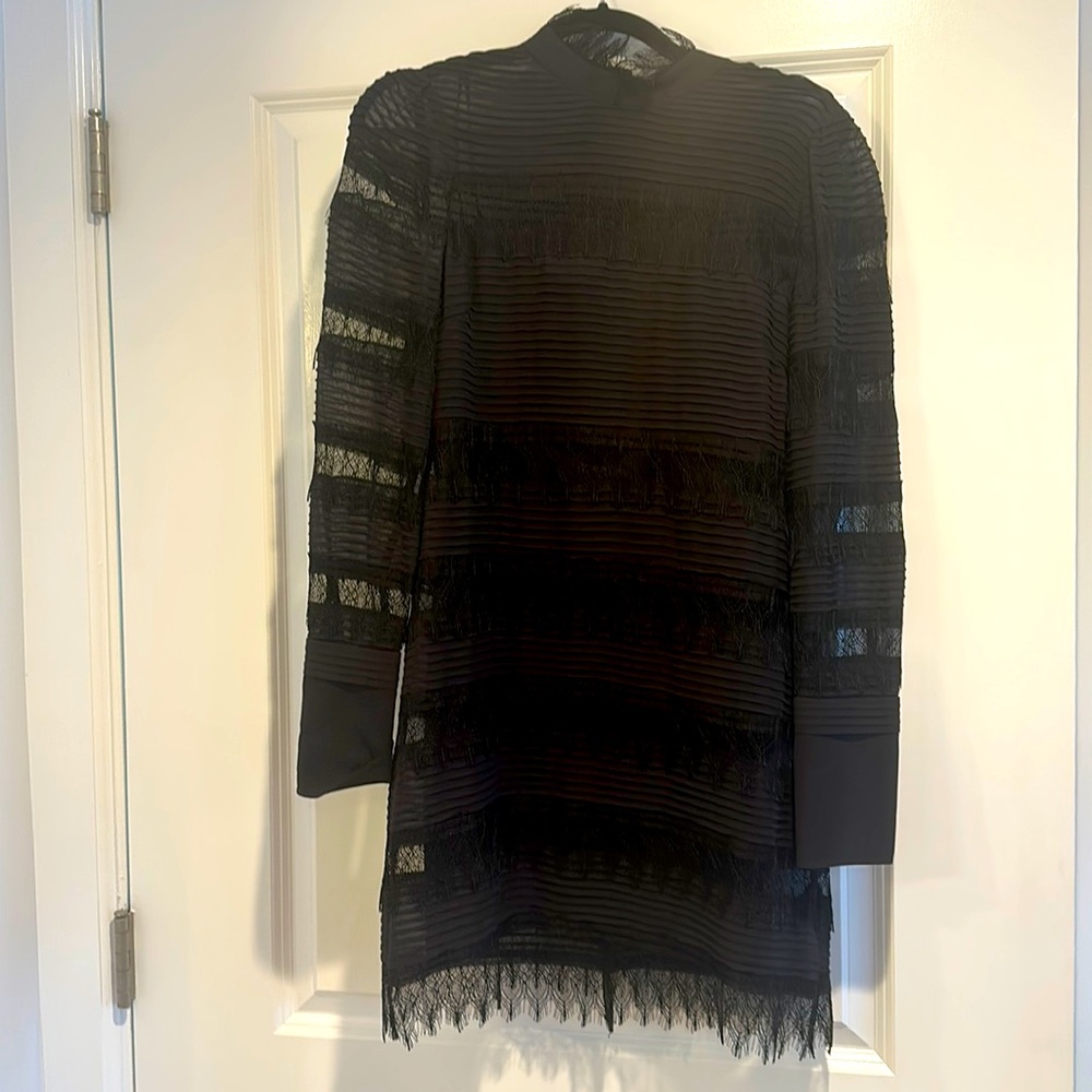 Frame Black Lace Dress